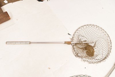 Lot 376 - Four angling landing nets