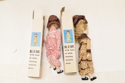 Lot 279 - Collection of composition head Asian-style dolls