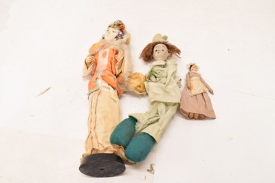 Lot 279 - Collection of composition head Asian-style dolls