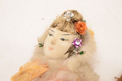 Lot 279 - Collection of composition head Asian-style dolls