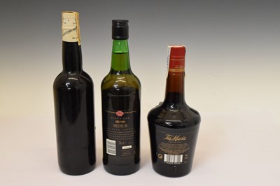 Lot 311 - Three 1 litre bottles of Bacardi White Rum, etc