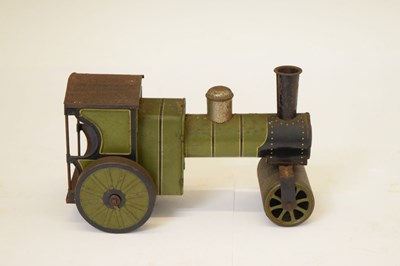 Lot 289 - Early 20th Century Bing clockwork tinplate steam roller