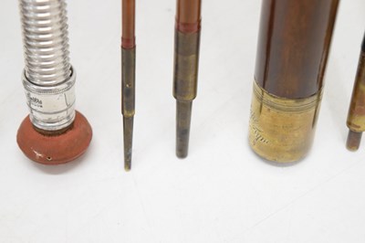 Lot 377 - Six split cane and other fishing rods