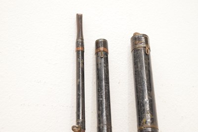 Lot 377 - Six split cane and other fishing rods