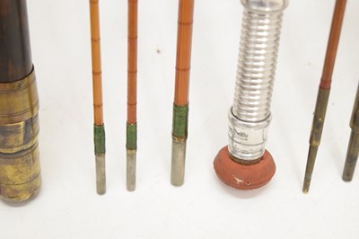 Lot 377 - Six split cane and other fishing rods