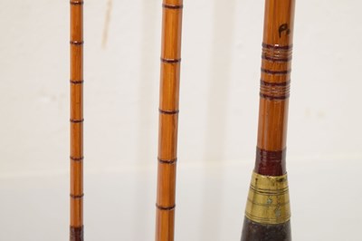 Lot 254 - Four Hardy Bros Ltd split cane and other