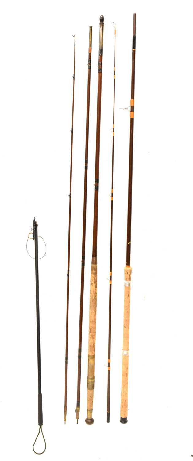Lot 255 - Hardy Swing Tip fishing rod, Hardy Gaff and