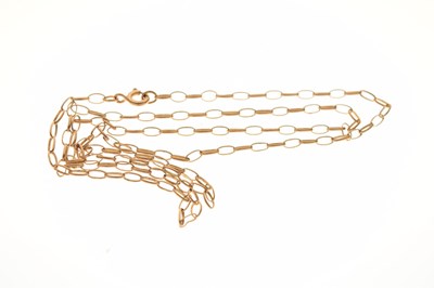 Lot 130 - Three 9ct gold chains