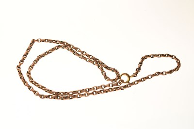 Lot 130 - Three 9ct gold chains