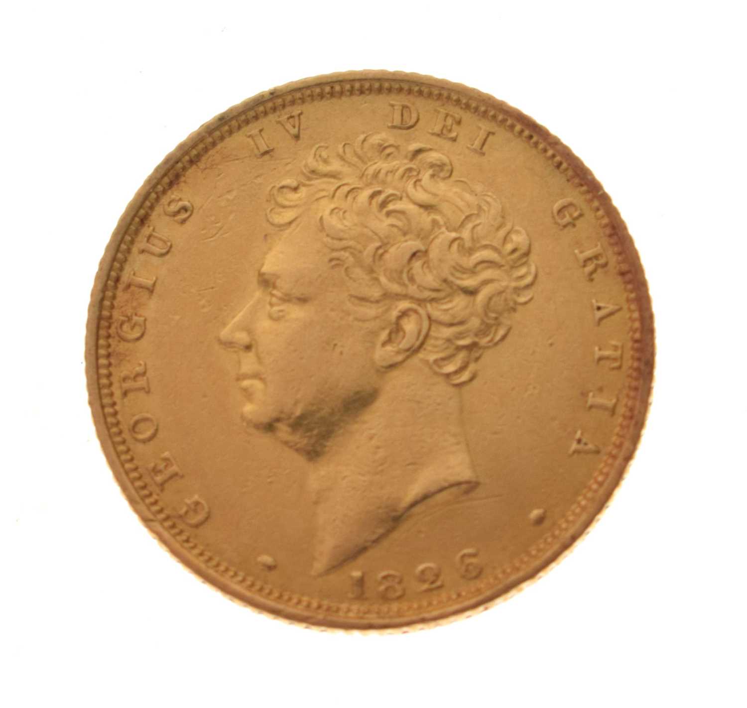 Lot 141 - George IV gold sovereign, 1826