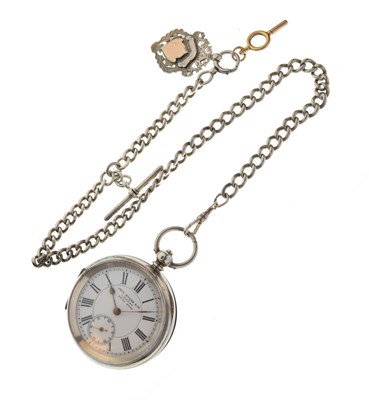 Lot 205 - John Myers & Co. London silver open face pocket watch