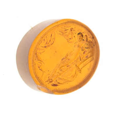 Lot 129 - 19th century Tassie-style glass intaglio - ΠΙΧΛΕΡ (Pichler)