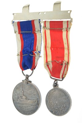 Lot 364 - Russian Imperial Medal for Zeal and Royal Fleet Reserve Long Service medal