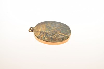 Lot 290 - Enamel and gold devotional pendant, possibly Italian, circa 1550-1600