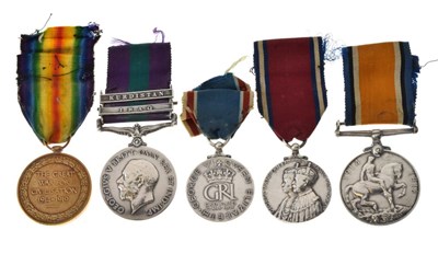 Lot 209 - Major George Van Baerle Gillan medal group