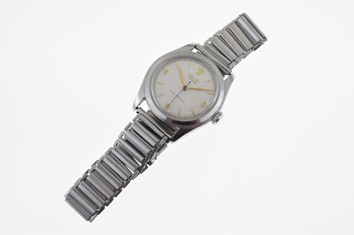 Lot 197 - Rolex - Gentleman's Oyster stainless steel wristwatch