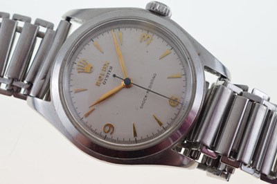 Lot 197 - Rolex - Gentleman's Oyster stainless steel wristwatch