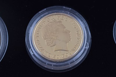 Lot 159 - 2002 Royal Mint gold proof Britannia set