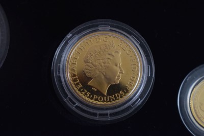 Lot 159 - 2002 Royal Mint gold proof Britannia set