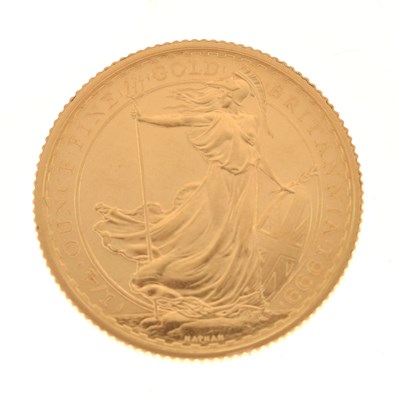 Lot 154 - 1/4oz Twenty-Five Pound Fine Gold Britannia Coin, 1999