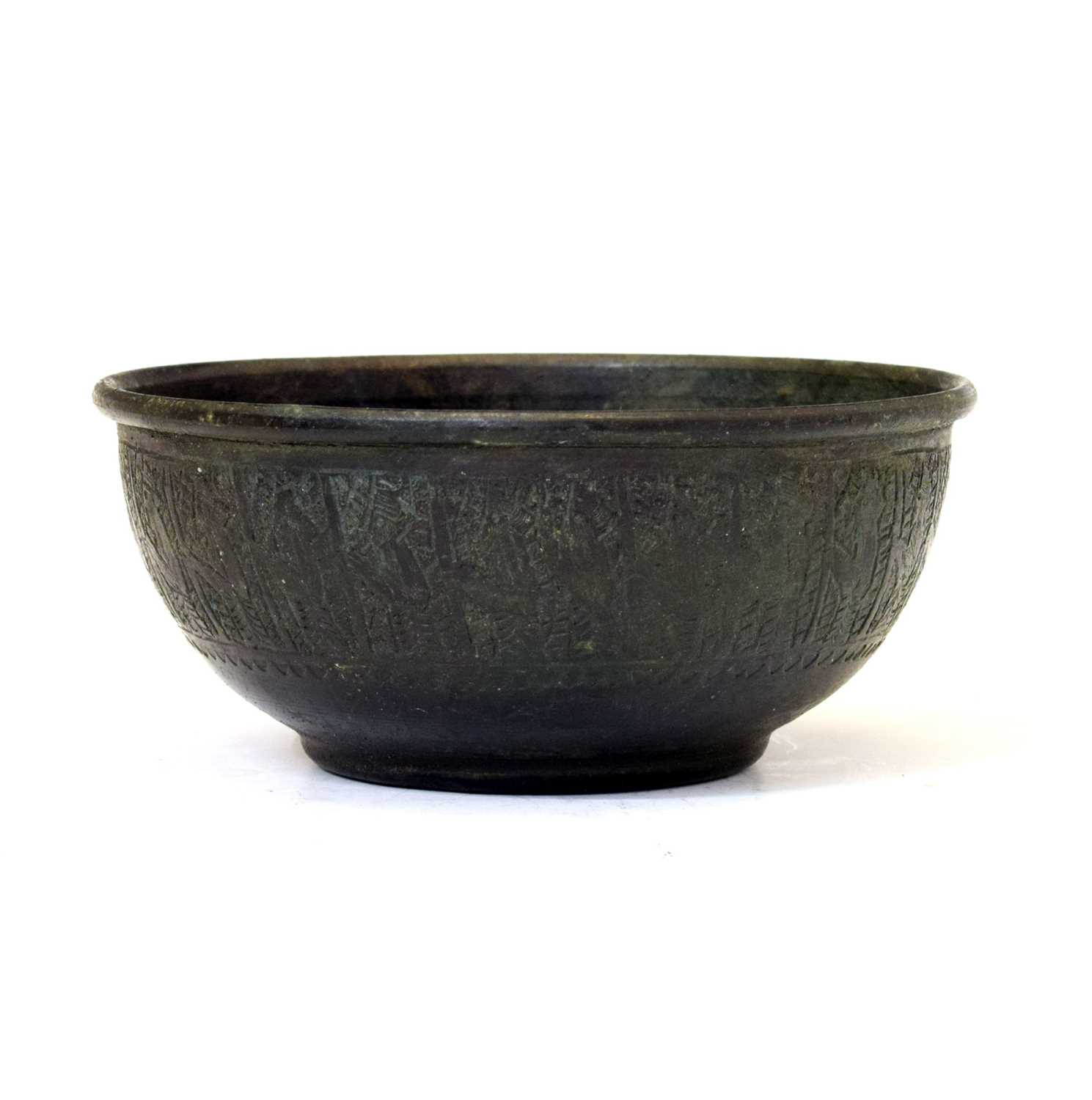 Lot 278 - Anglo Saxon bowl with label