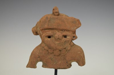 Lot 280 - Pre Columbian (Mayan) terracotta figure