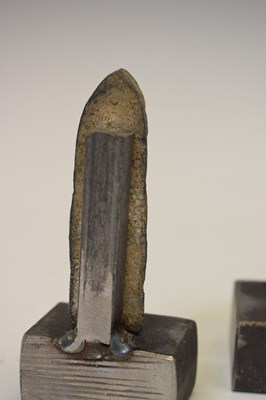 Lot 470 - Three Thai cast metal amulets