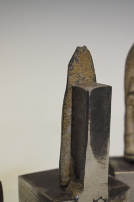 Lot 470 - Three Thai cast metal amulets