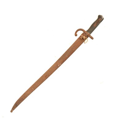 Lot 417 - French chassepot bayonet