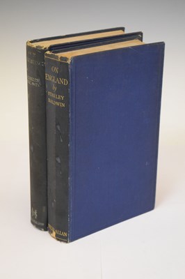 Lot 412 - Baldwin, Stanley (1867-1947) - Two signed books