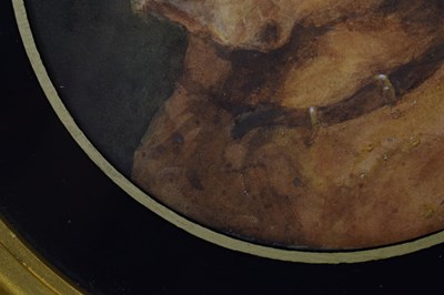 Lot 554 - Florence Jay, (fl. 1905-1920) - Watercolour - Study of a Golden Labrador dog