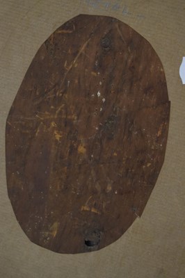 Lot 573 - Early 19th Century English School - Oil on sheet metal - Portrait of a young girl