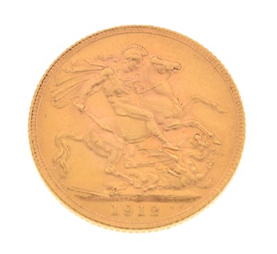 Lot 151 - George V gold sovereign, 1912