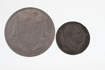 Lot 183 - Four William IV coins