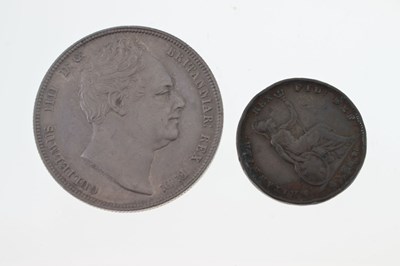 Lot 183 - Four William IV coins