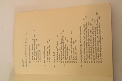 Lot 513 - Kennedy, John Fitzgerald (1917-1963) - Signed first edition - 'The Strategy of Peace'