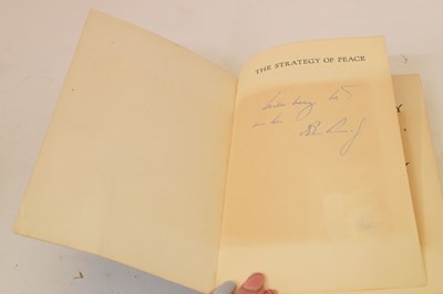 Lot 513 - Kennedy, John Fitzgerald (1917-1963) - Signed first edition - 'The Strategy of Peace'