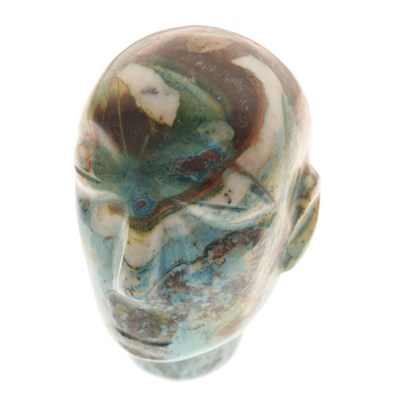 Lot 512 - Carved turquoise miniature bust