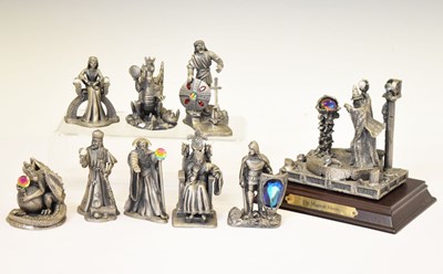 Lot 307 - Set of WAPW pewter figures