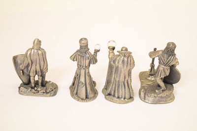 Lot 307 - Set of WAPW pewter figures