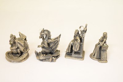 Lot 307 - Set of WAPW pewter figures