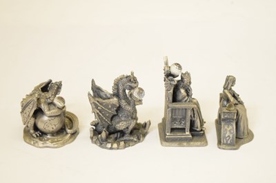 Lot 307 - Set of WAPW pewter figures