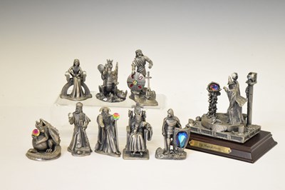 Lot 307 - Set of WAPW pewter figures