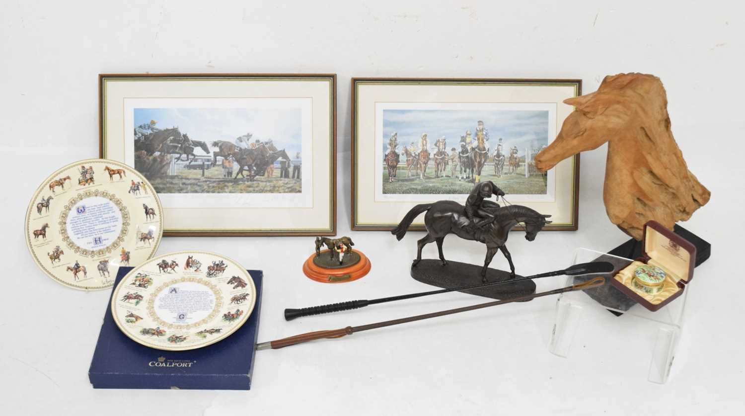 Lot 308 - Group of horse racing memorabilia/collectables