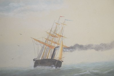 Lot 532 - Five maritime watercolours circa 1900