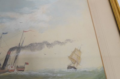 Lot 532 - Five maritime watercolours circa 1900