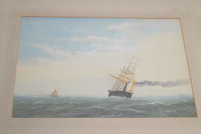 Lot 532 - Five maritime watercolours circa 1900