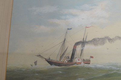 Lot 532 - Five maritime watercolours circa 1900