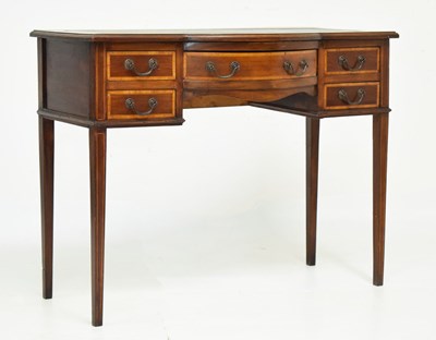 Lot 628 - Edwardian lady's mahogany inlaid writing desk