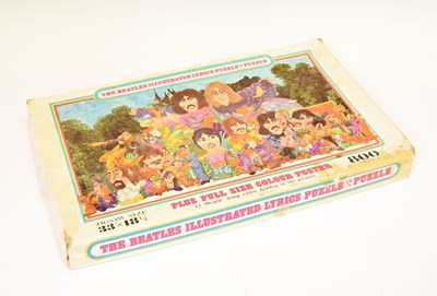 Lot 389 - ‘The Beatles Illustrated Lyrics Puzzle in a Puzzle'